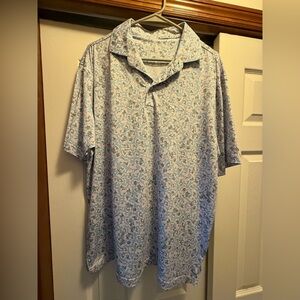 Rhoback Men large polo The Cherry Blossom